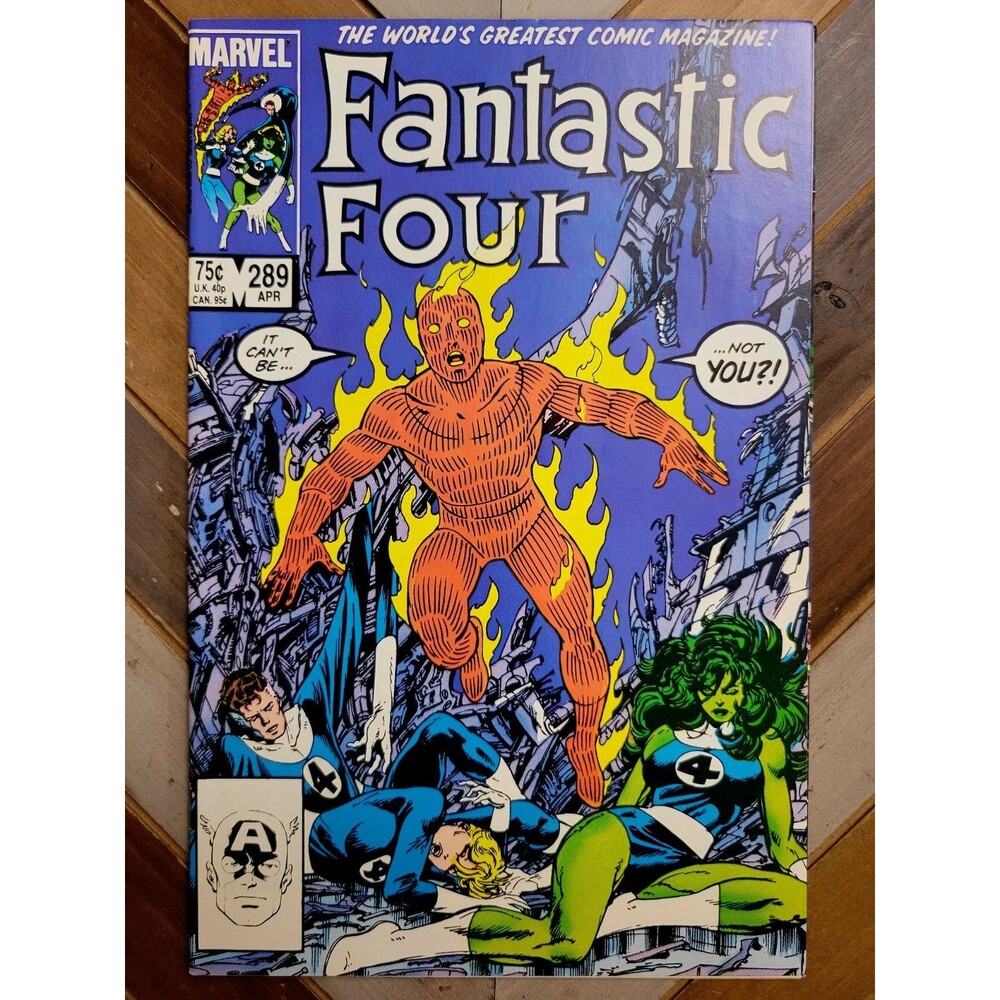 Fantastic Four #289 (1986) Blastaar, Nick Fury, Basilisk Dies! By John Byrne 7.0